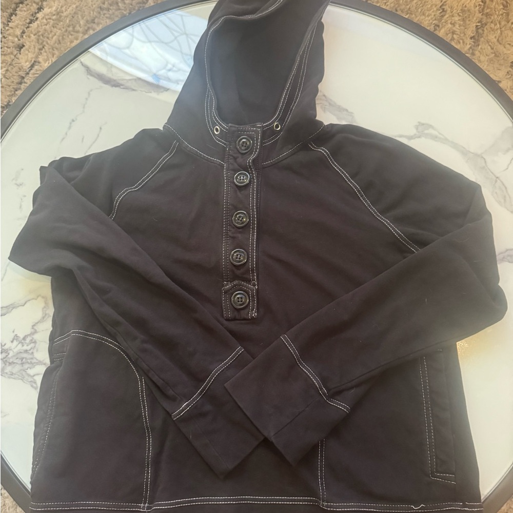 Jones New York Plus Size Sport Black Hoodie